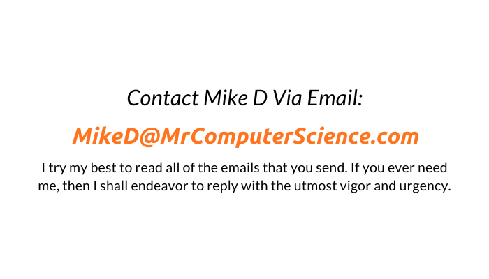 Contact Mike D